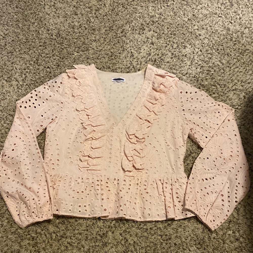Light pink express top